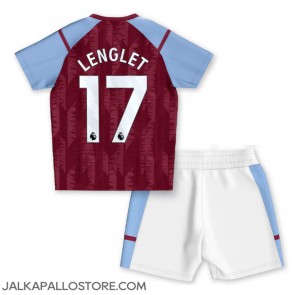 Aston Villa Clement Lenglet #17 Kotipaita Lapsille 2023-24 Lyhythihainen (+ shortsit)
